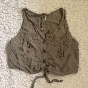 🧸❤️‍🔥Free People Green Vest